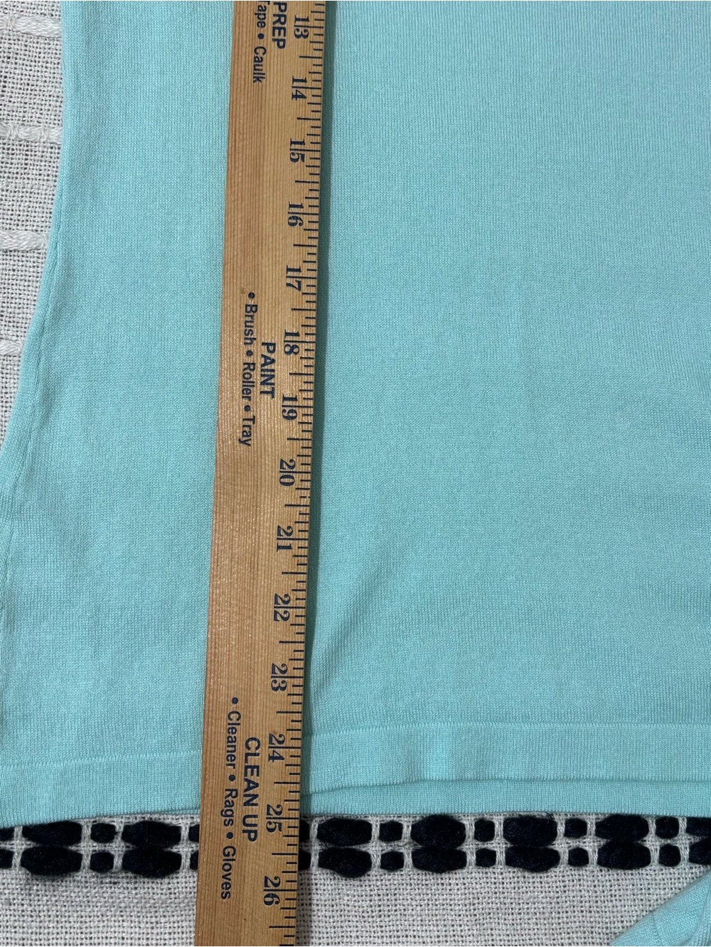 J.McLaughlin Jamey Sweater Aqua Button Sleeve Knit Top Medium Preppy - Picture 11 of 11